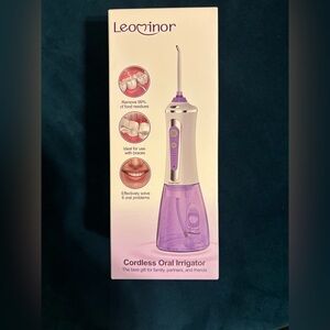 Leominor Cordless Oral Irrigator - Purple